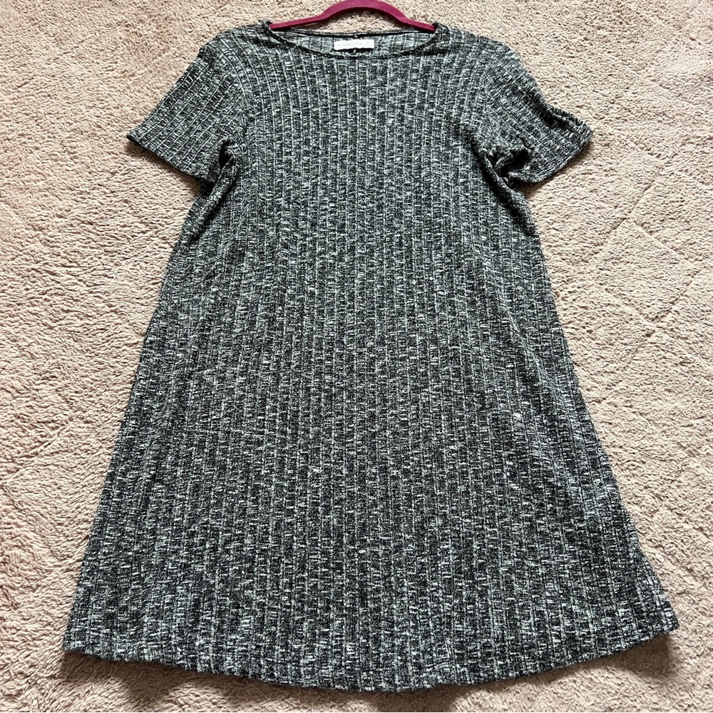 Abercrombie‎ & Fitch Ribbed Stretchy Knit Sweater Dress Preppy Minimalist Size M